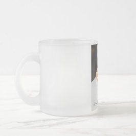 Aangedreven door koffie – Grappig ontwerp voor kof Matglas Koffiemok