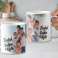Aangedreven Door Koffie & Kinderen Grappige Foto K