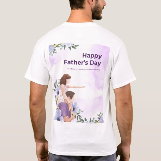 Aangedreven door koffie & liefde t-shirt (Achterkant)