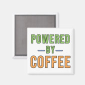 Aangedreven door koffie magneet (Voorkant / Achterkant)