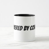 aangedreven door koffie mok (Midden)