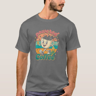 Aangedreven Door Koffie T-shirt