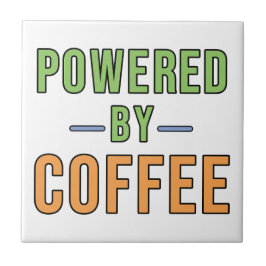 Aangedreven door koffie tegeltje