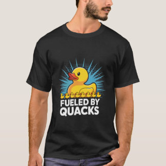 Aangedreven Door Kwakende Rubber Eend Plezier Humo T-shirt