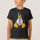 Aangedreven door Linux T-shirt (Voorkant)