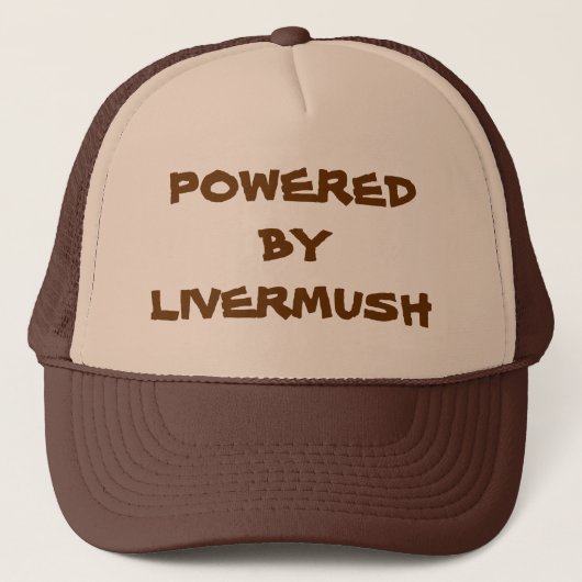 Aangedreven door Livermush Trucker Pet (Voorkant)