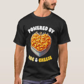 Aangedreven door Mac & Cheese Pasta American Macar T-shirt (Voorkant)