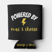Aangedreven door Mac en Cheese Blikjeskoeler (Achterkant)