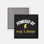 Aangedreven door Mac en Cheese Magneet (Voorkant / Achterkant)