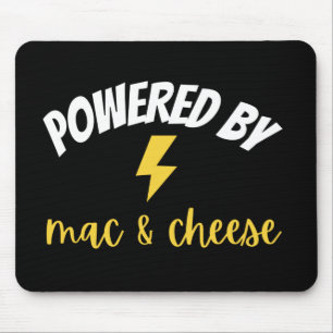 Aangedreven door Mac en Cheese Muismat