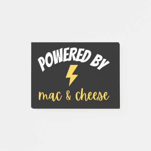 Aangedreven door Mac en Cheese Post-it® Notes (Voorkant)