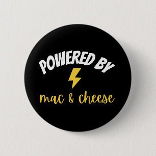 Aangedreven door Mac en Cheese Ronde Button 5,7 Cm