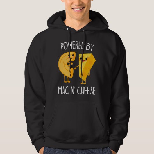 Aangedreven door Mac n Cheese Hoodie (Voorkant)