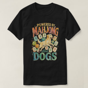 Aangedreven door Mahjong & Dogs Waterverf Labrador T-shirt