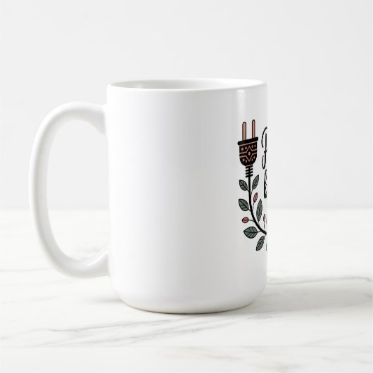 Aangedreven door mama koffiemok (Links)