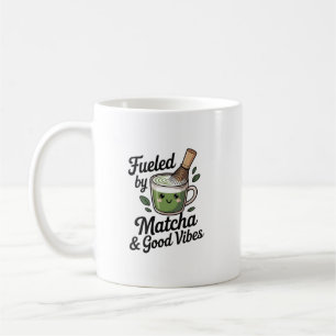 Aangedreven door Matcha & Good Vibes – Schattigee  Koffiemok