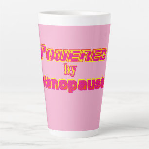 Aangedreven door menopauze 1 latte mok