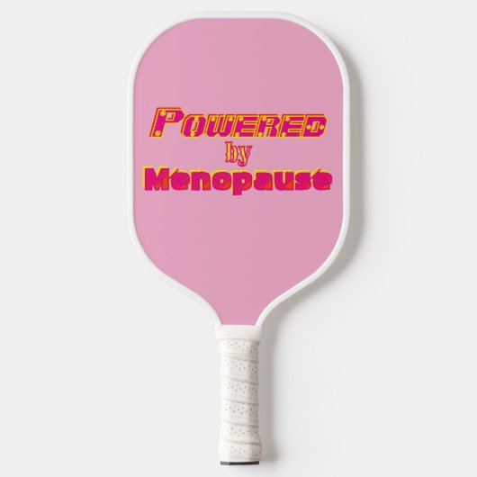 Aangedreven door menopauze 1 pickleball paddle (Voorkant)