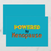 Aangedreven door Menopauze 3 Kaart (Voorkant / Achterkant)