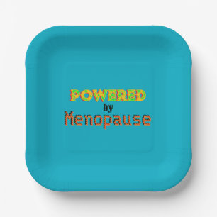 Aangedreven door Menopauze 3 Papieren Bordje