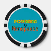 Aangedreven door menopauze 3 poker chips (Voorkant)