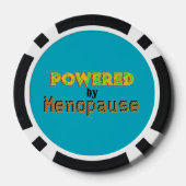 Aangedreven door menopauze 3 poker chips (Achterkant)