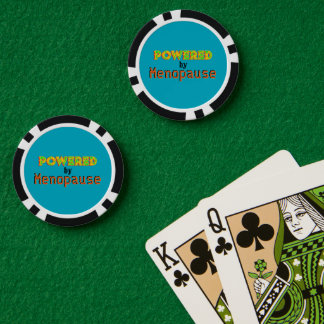 Aangedreven door menopauze 3 poker chips