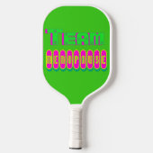 Aangedreven door Menopauze 6 Pickleball Paddle (Achterkant)