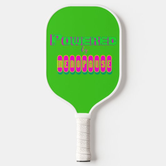 Aangedreven door Menopauze 6 Pickleball Paddle (Voorkant)