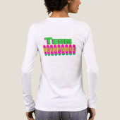 Aangedreven door menopauze 6 Tri-Blend shirt (Achterkant)