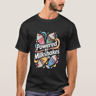Aangedreven door Milkshakes Kleurrijke Snoepjes T-shirt