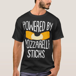 Aangedreven door Mozzarella Sticks Funny Cheese Lo T-shirt