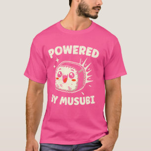 Aangedreven door Musubi, Hawaiiaans eten, rijstbal T-shirt