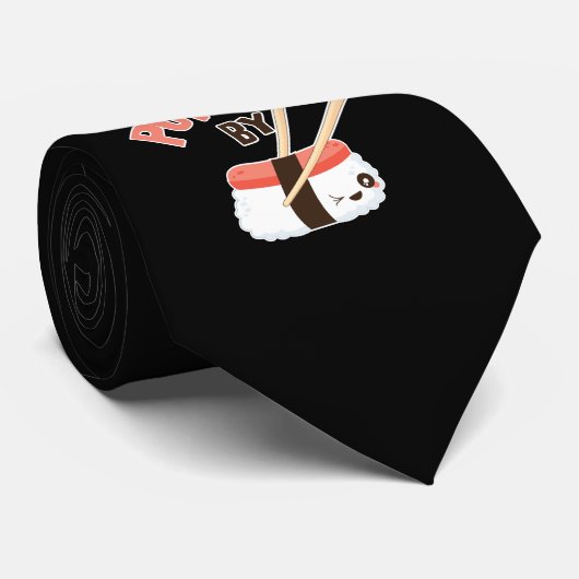 Aangedreven door Nigri Sushi Stropdas (Opgerold)