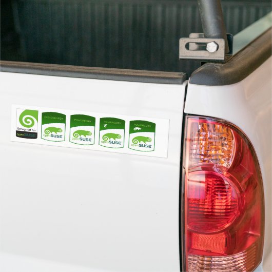 aangedreven door opensuse stickers (Op Truck)