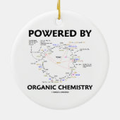 Aangedreven door organische scheikunde (krebs-cycl keramisch ornament (Achterkant)