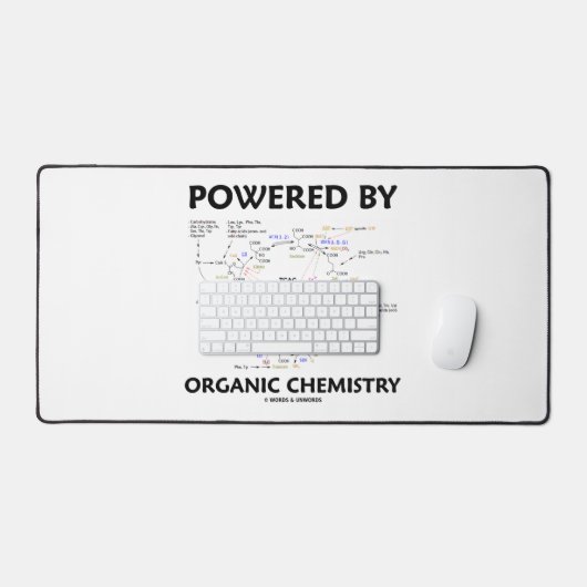 Aangedreven door organische scheikundige krebs-Hum Bureaumat (Keyboard & Muis)