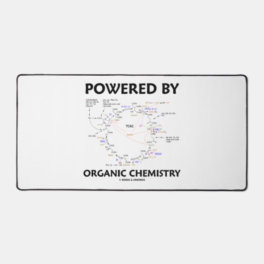 Aangedreven door organische scheikundige krebs-Hum Bureaumat (Voorkant)