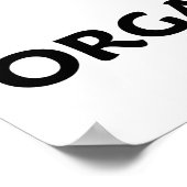 Aangedreven door organische scheikundige krebs-Hum Poster (Hoek)