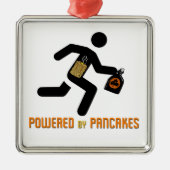 Aangedreven door pannenkoeken metalen ornament (Voorkant)