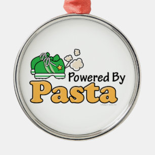Aangedreven door pasta-versiering metalen ornament