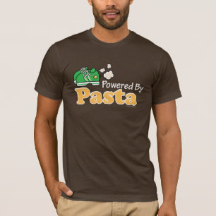 Aangedreven door pastaafrenner T-shirt
