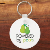 Aangedreven door peren sleutelhanger (Voorkant)