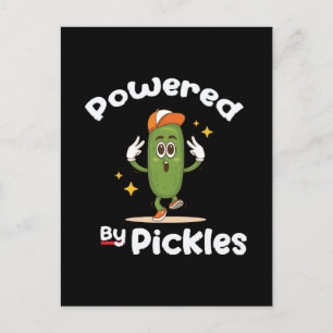 Aangedreven door Pickles Voedsel Augurk Grappig Briefkaart