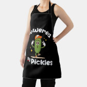 Aangedreven door Pickles Voedsel Augurk Grappig Schort (Insitu)