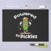 Aangedreven door Pickles Voedsel Augurk Grappig Tissuepapier (Craft)