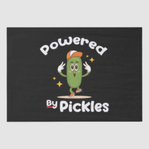 Aangedreven door Pickles Voedsel Augurk Grappig Tissuepapier