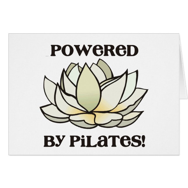 Aangedreven door Pilates Lotus (Voorkant Horizontaal)