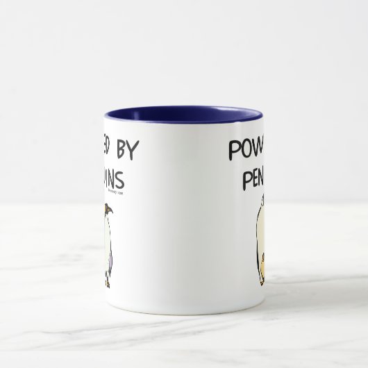 Aangedreven door pinguïns mok (Midden)