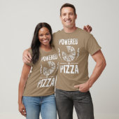Aangedreven door Pizza Funny Pizza Lover T-shirt (Unisex)